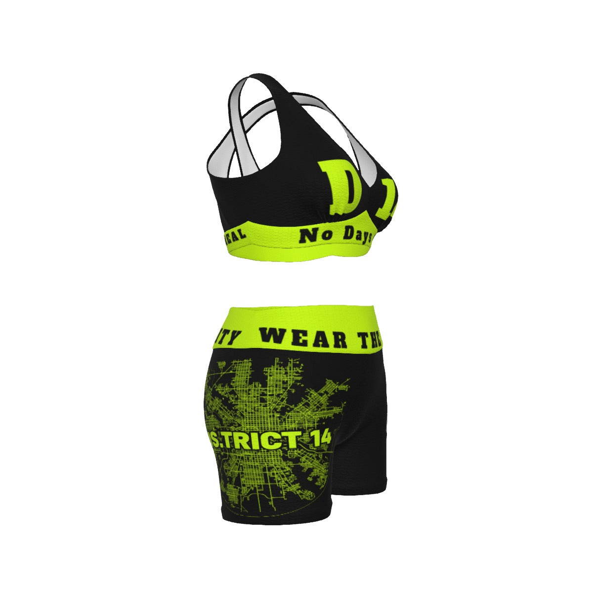 Dis.trict 14 | Women's Sports Bra & Shorts Set