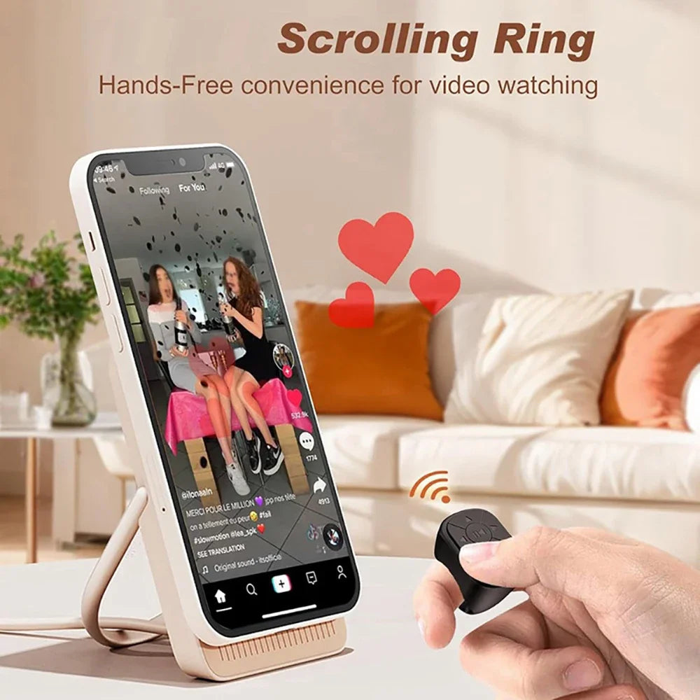 Bluetooth Finger Remote for Selfies & Media