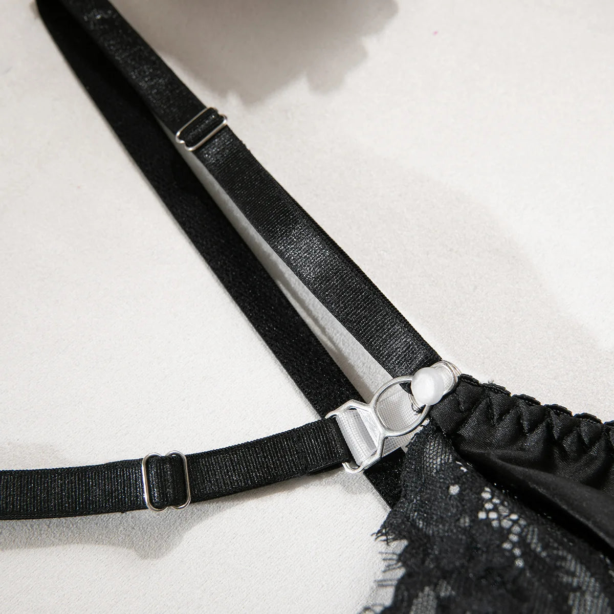 Hot Lingerie Women Satin Lace Halter Bra & G-String Erotic Underwear Set Crisscross Straps Exotic Romantic Ensemble