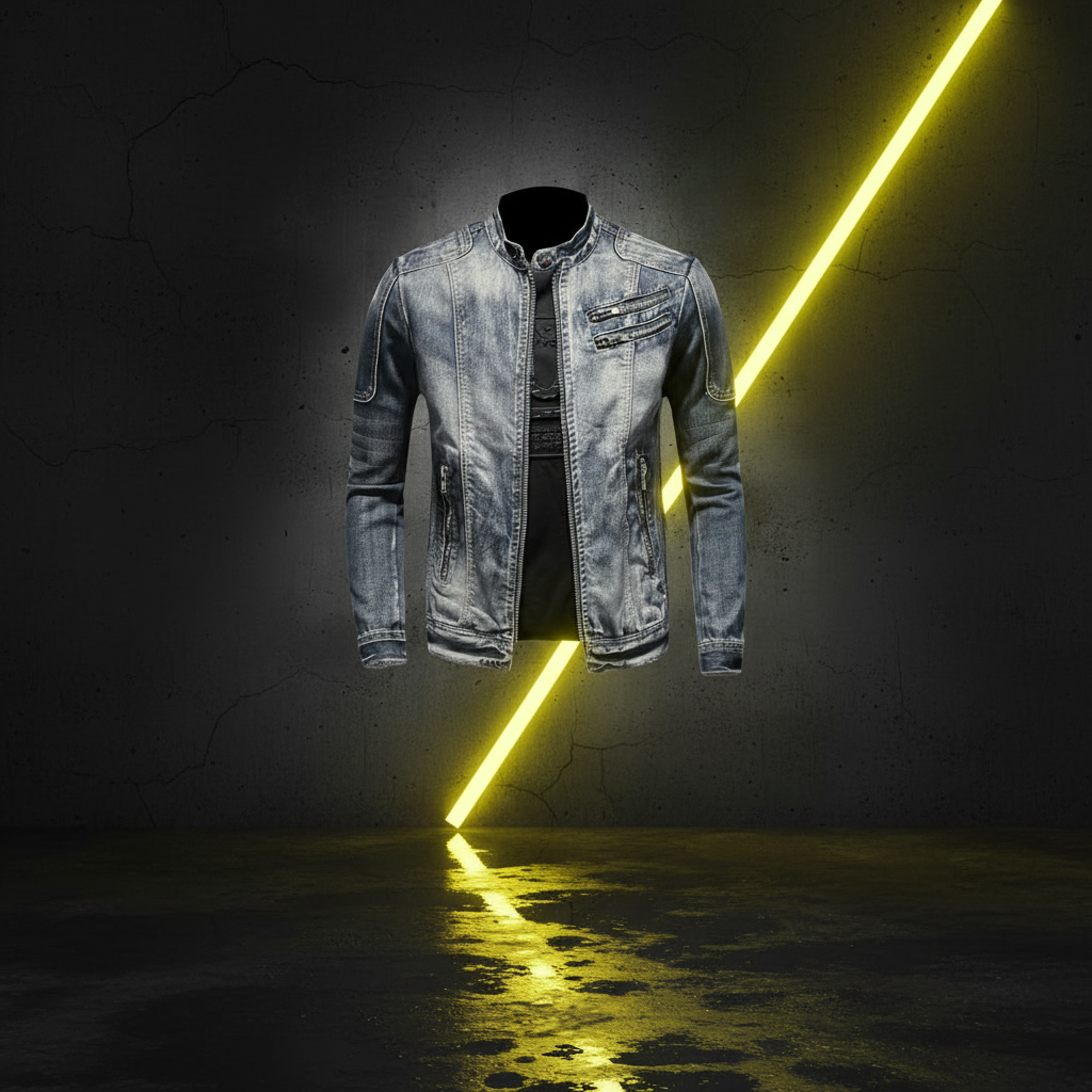 Denim Jacket — Front Closed
