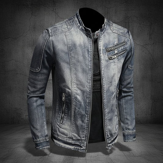 Men's Street Denim Jacket - Side Angle