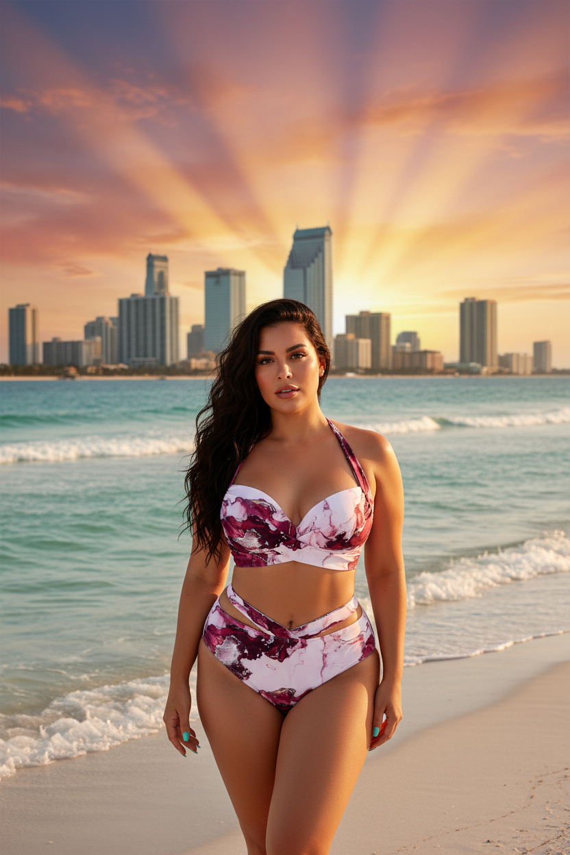 Marble Bikini — Latina Model