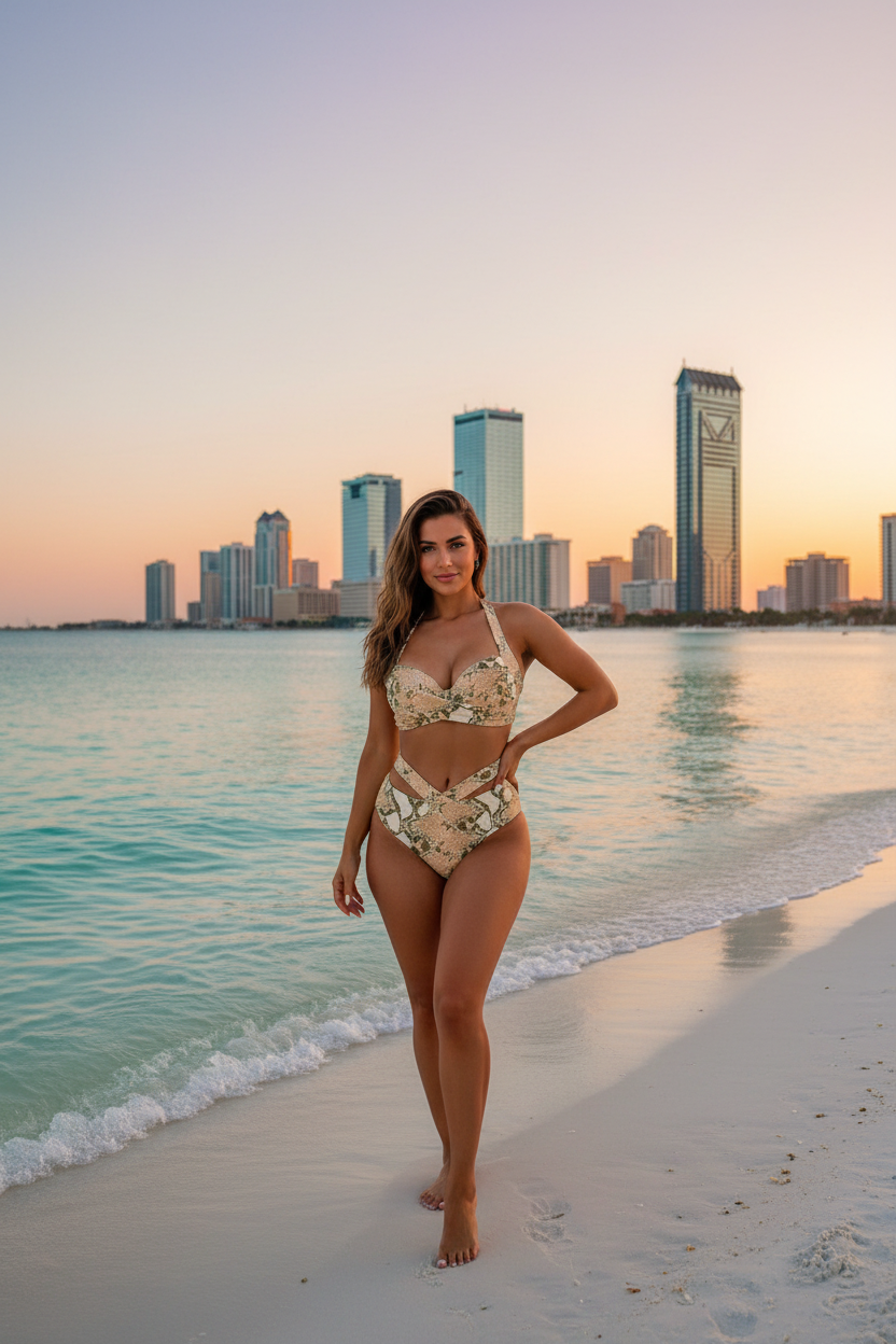 Olive Snake Bikini — Clearwater